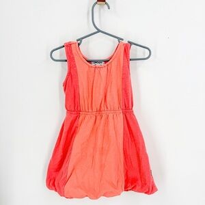 DKNY Orange Sleeveless Scoop Neck Sundress